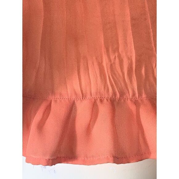 Vintage Y2K Sheer Chiffon Ruffled Blouse Medium - Picture 5 of 13